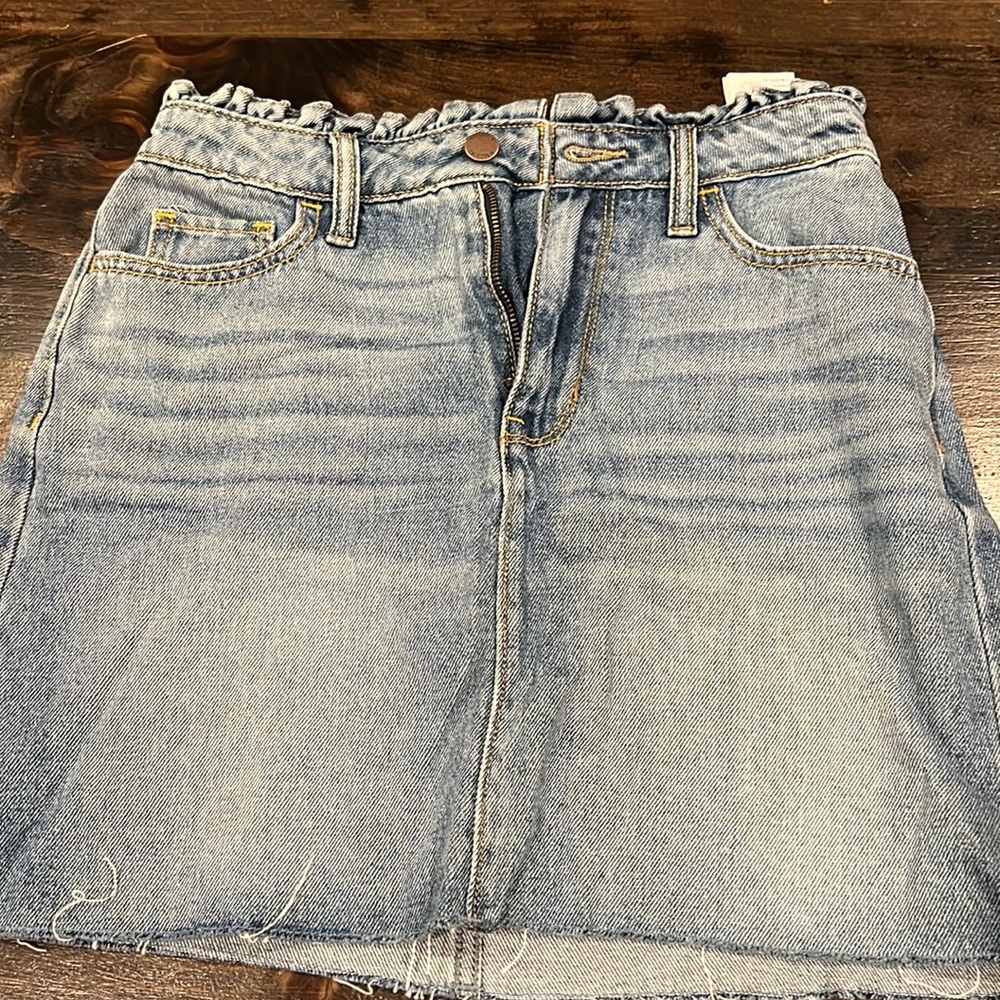 Hollister jean skirt